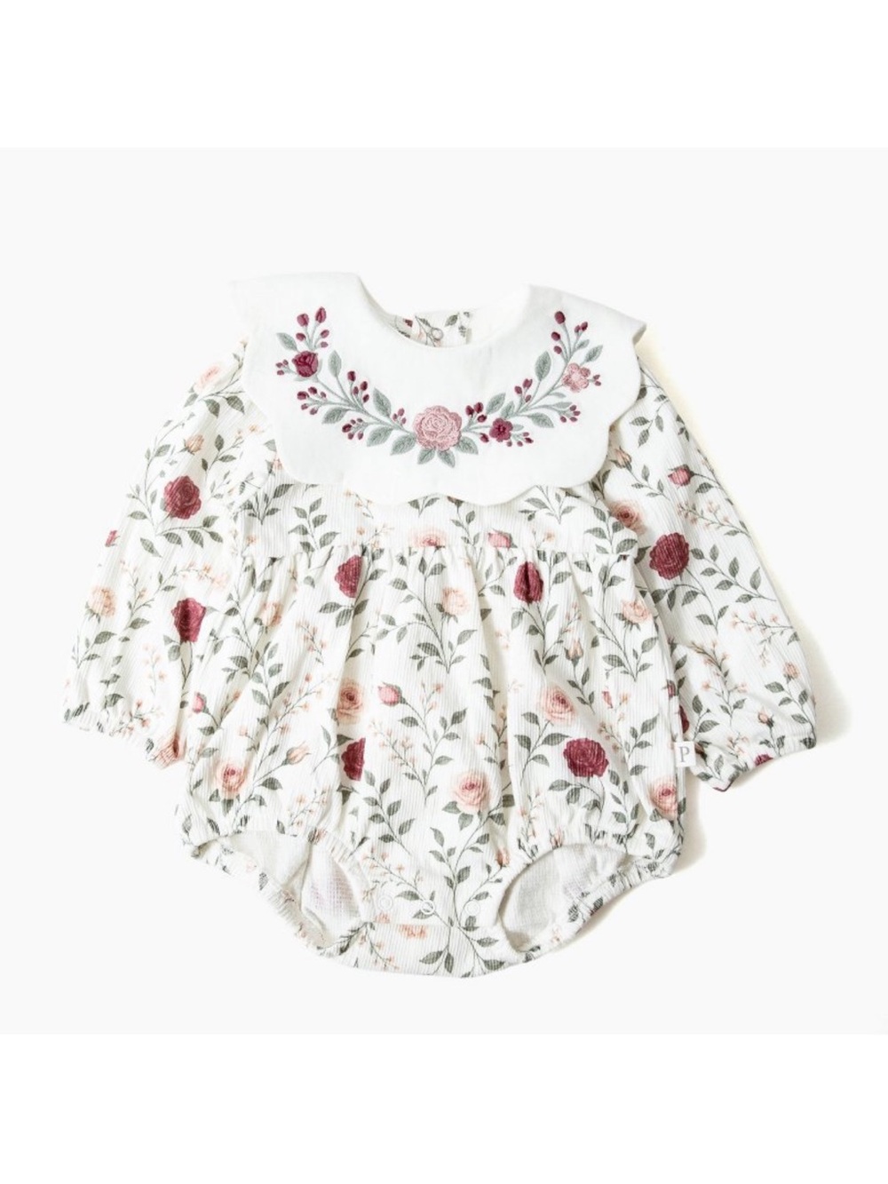 Picolette by Olivia Culpo Floral Embroidered Baby Romper sold out